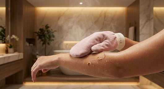 BatheLab™ Pink Exfoliating Glove